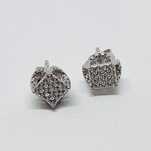 Sterling Silver 925 Men or Women Stud Earrings